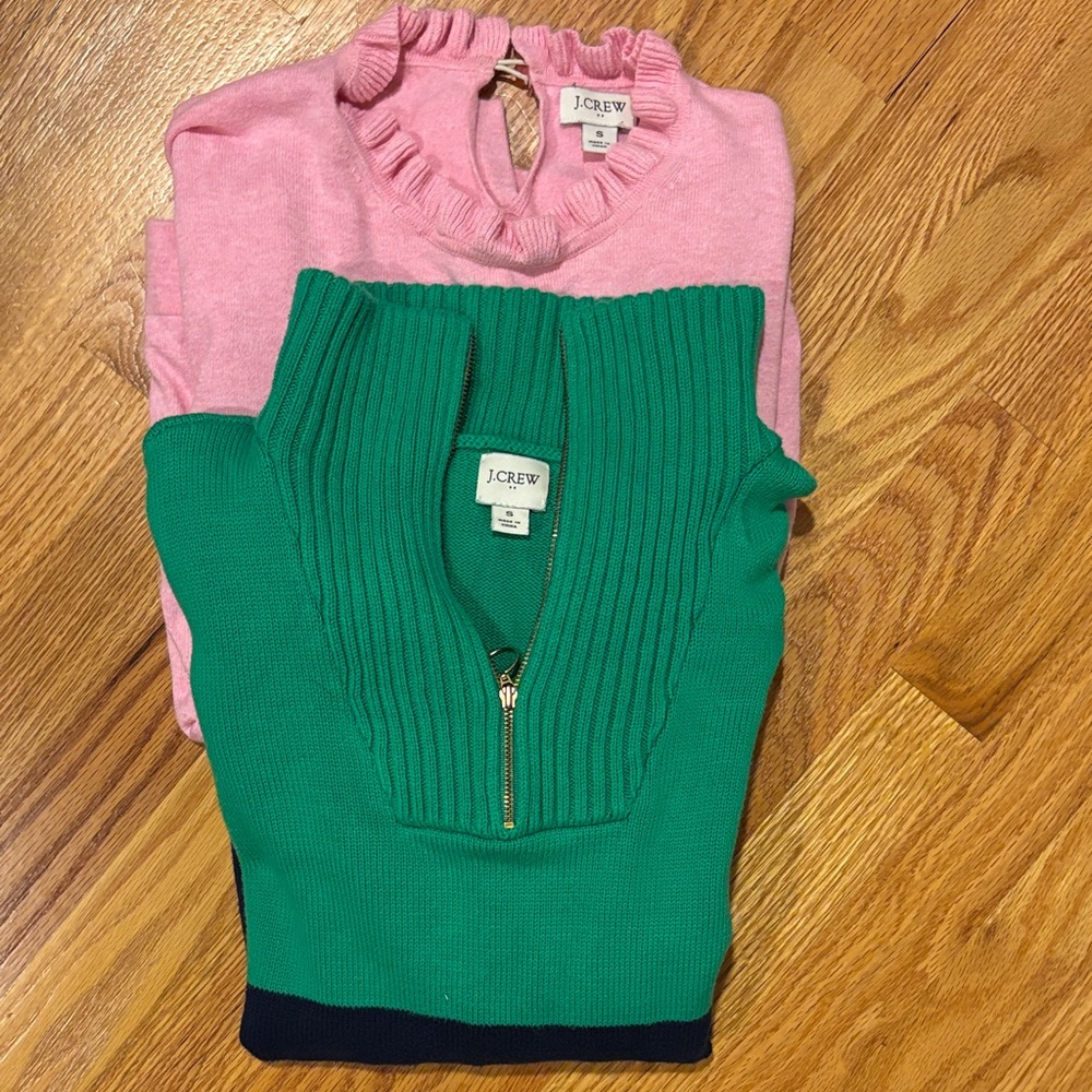 Lot of 2 J.Crew Sweaters Size Small